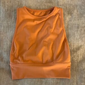 Orange Sleeveless Women's Top